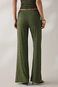 Motel Esata Tie Detail Wide Leg Pants