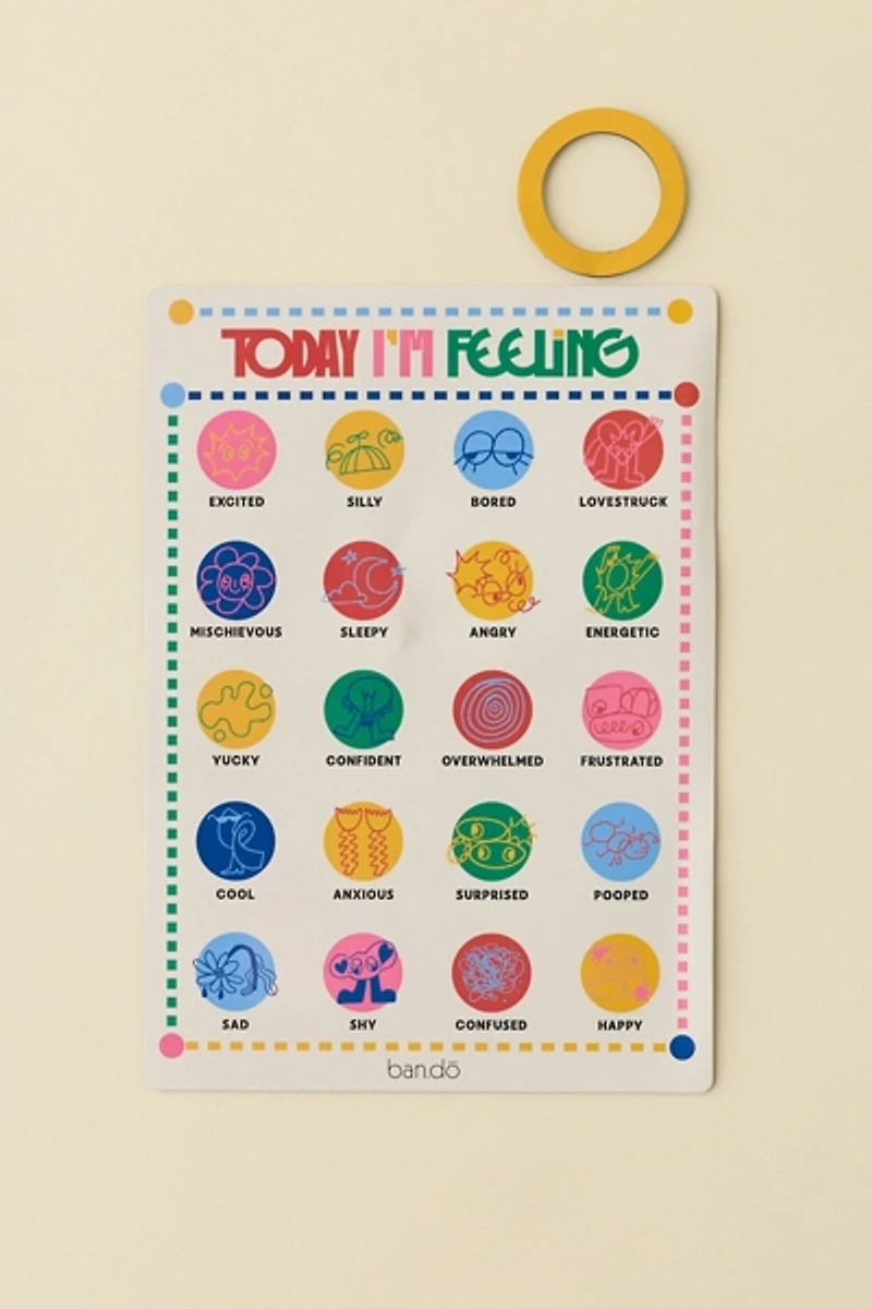 ban.do Magnetic Daily Mood Tracker Board