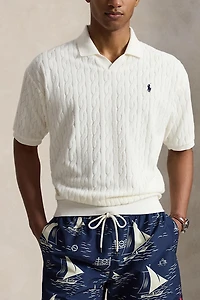 Polo Ralph Lauren Johnny Collar Relaxed Fit Terry Tee