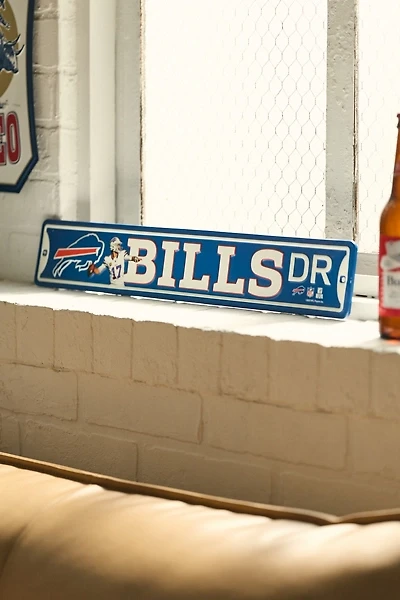 NFL Buffalo Bills Dr. Metal Street Wall Sign