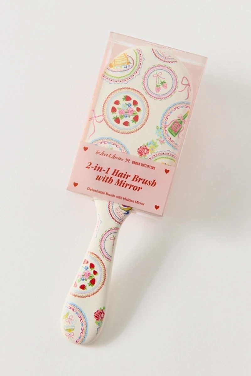 For Love & Lemons UO Exclusive 2-In-1 Hair Brush & Mirror