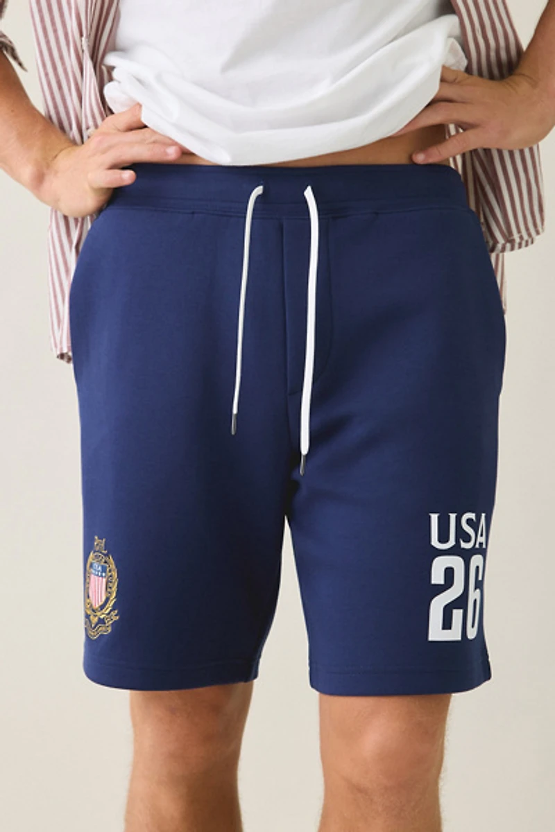 Polo Ralph Lauren USA Double Knit Tech Shorts