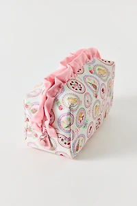 For Love & Lemons UO Exclusive Patterned Ruffle Makeup Bag
