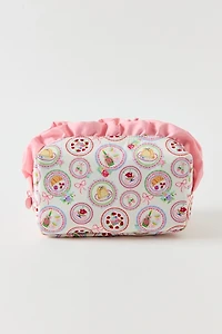 For Love & Lemons UO Exclusive Patterned Ruffle Makeup Bag