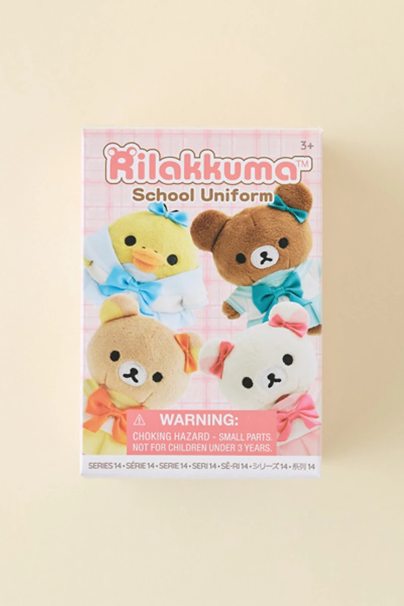 Rilakkuma San-X School Uniform Series Blind Box Plushie Keychain