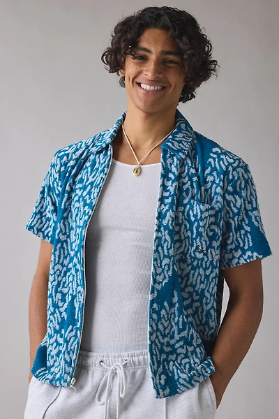 Dark Seas Mitch Terrycloth Zip Shirt