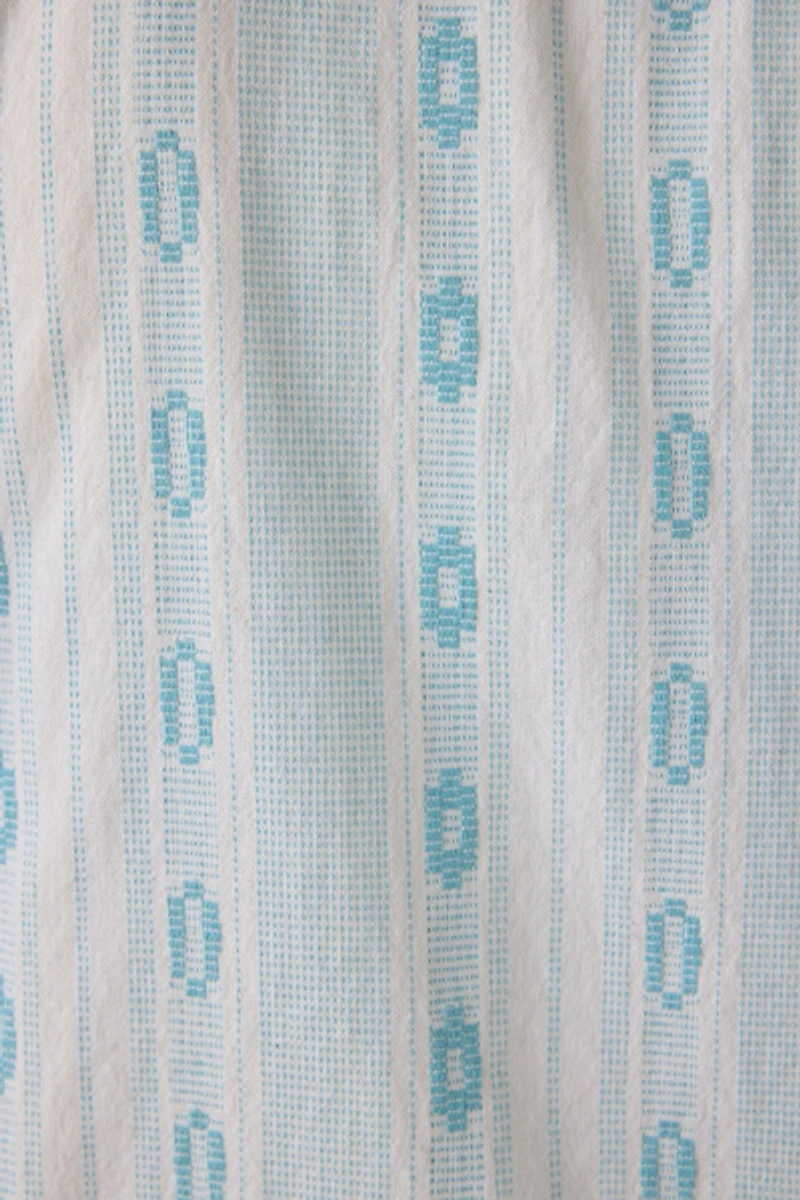 Dark Seas Breezy Textured Pattern Short Sleeve Shirt