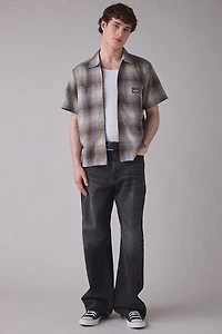 Loser Machine Plaid Zip-Up Shirt