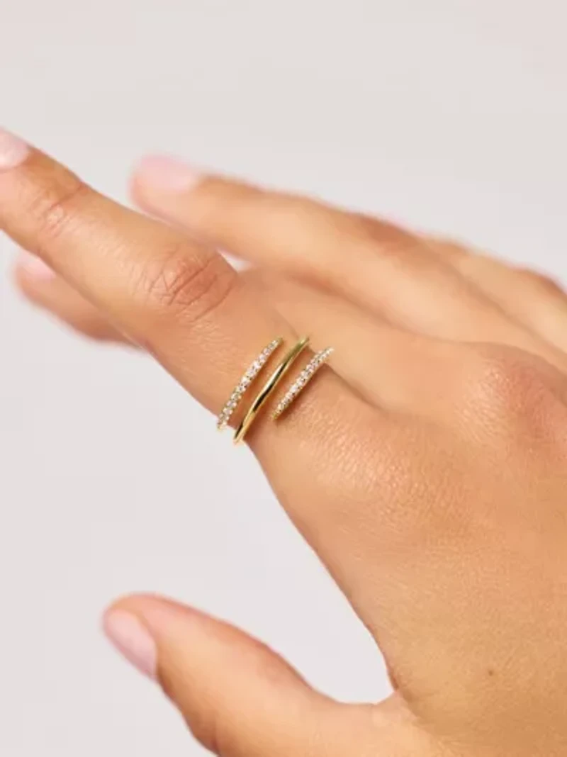 Ana Luisa Oren Triple Claw Ring