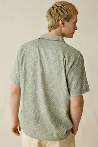 Rhythm Java Allover Pattern Short Sleeve Shirt