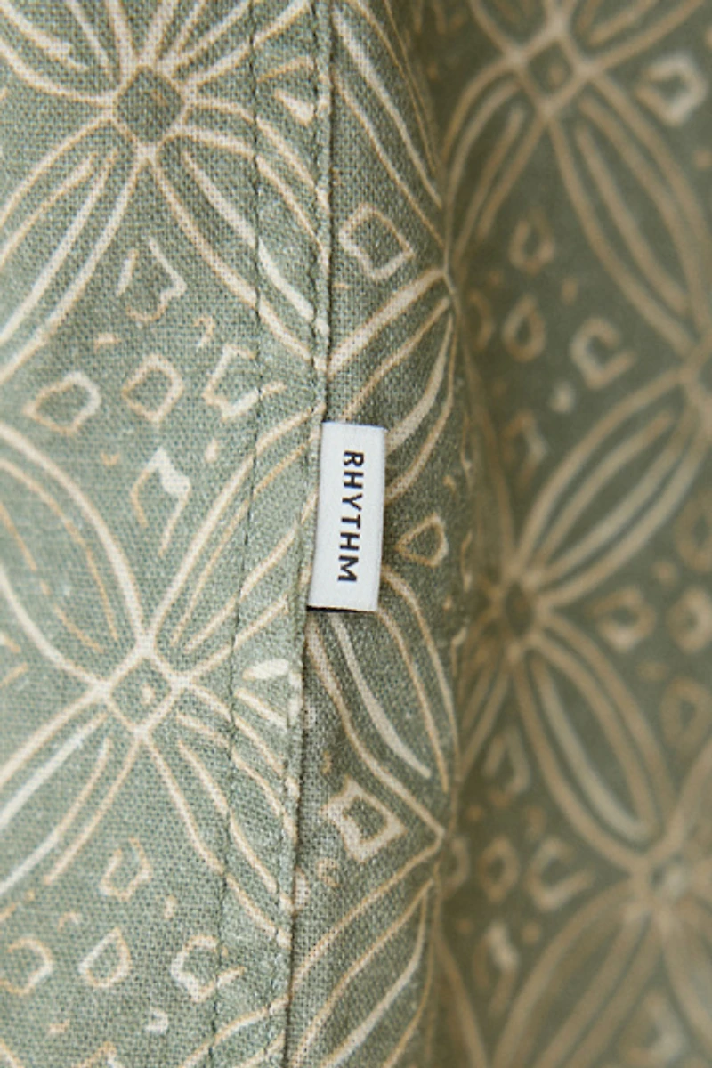 Rhythm Java Allover Pattern Short Sleeve Shirt