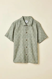 Rhythm Java Allover Pattern Short Sleeve Shirt