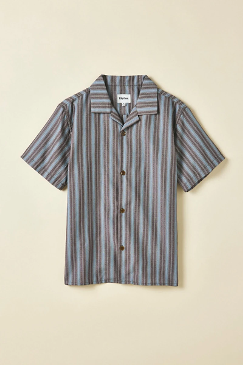 Rhythm Vacation Stripe Short Sleeve Shirt