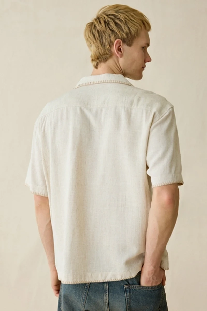 Rhythm Whip Stitch Short Sleeve Shirt