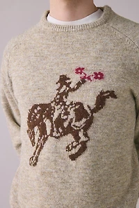 Rhythm Western Plains Raglan Crew Neck Sweater