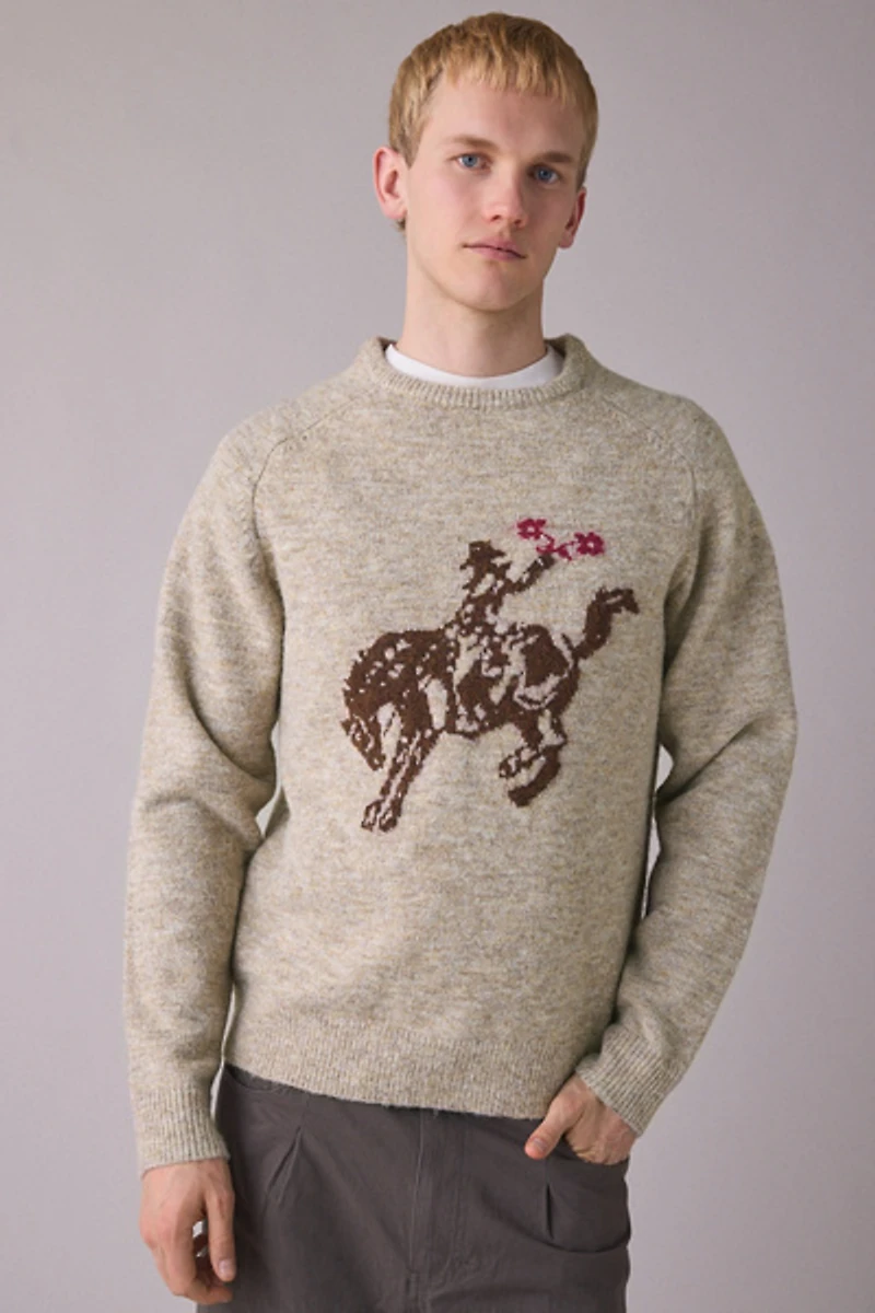 Rhythm Western Plains Raglan Crew Neck Sweater