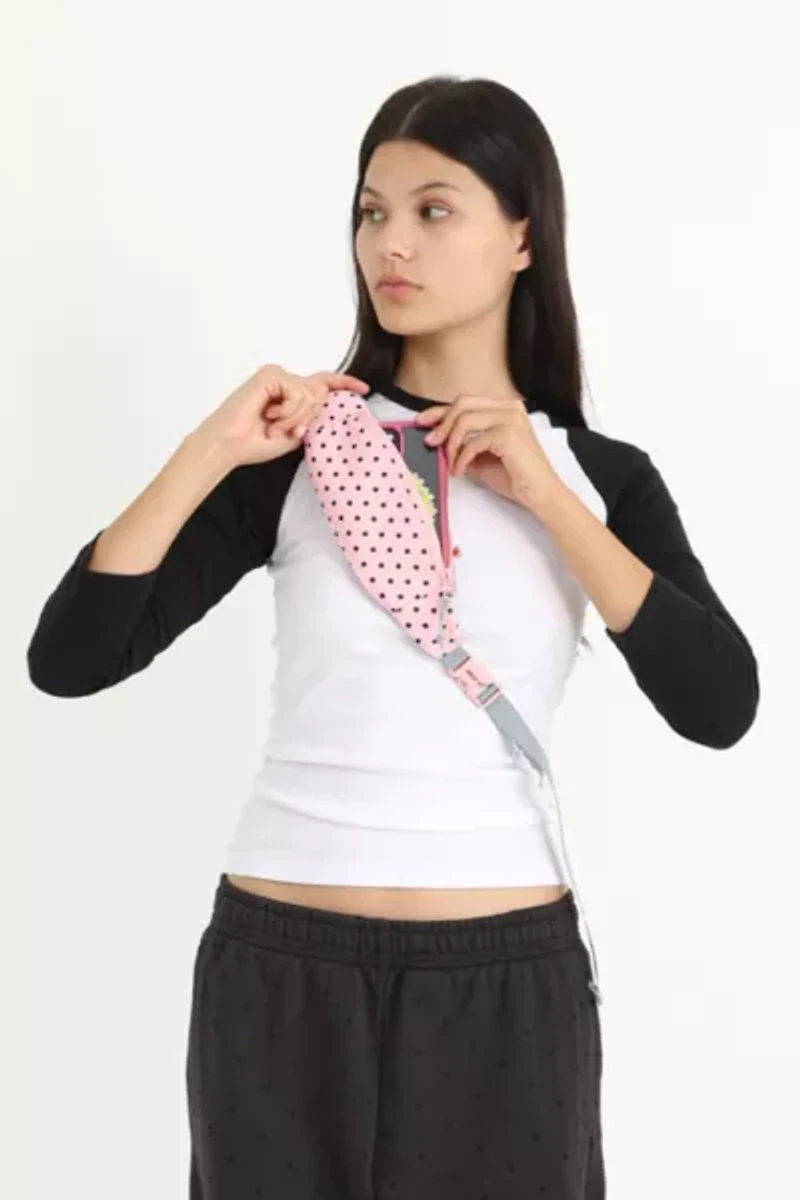 Strawberry Western Polka Dot Sling Bag