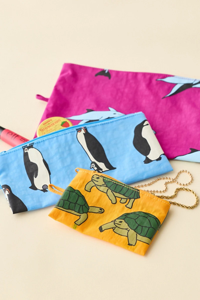 BAGGU Printed Flat Pouch Set