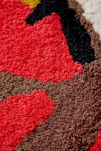 Butterfly Shaped Tufted Bath Mat