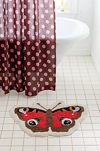 Butterfly Shaped Tufted Bath Mat