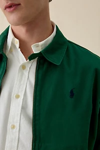 Polo Ralph Lauren Big Fit Piece Dyed Twill Windbreaker Jacket