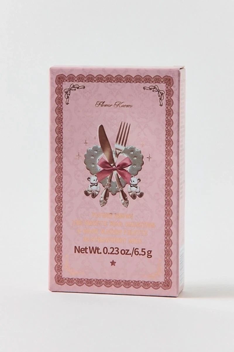 Flower Knows The Sweetie Bear Series 6-Color Makeup Palette