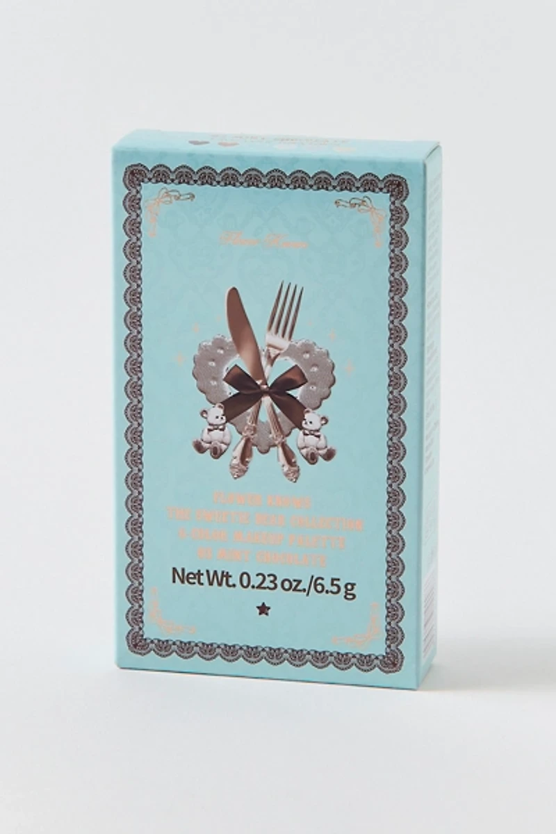 Flower Knows The Sweetie Bear Series 6-Color Makeup Palette