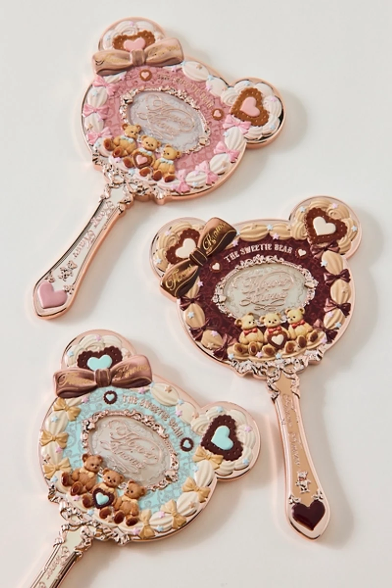Flower Knows The Sweetie Bear Series Handheld Mirror