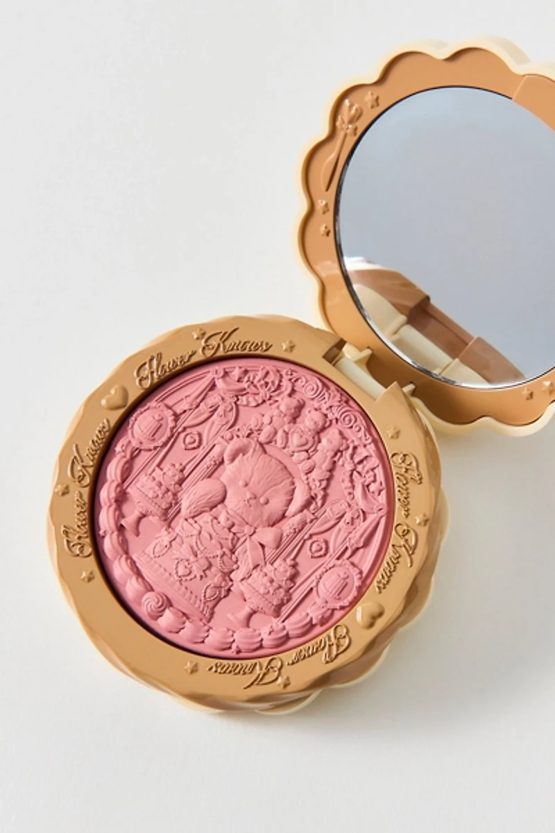 Flower Knows The Sweetie Bear Series Silk Satin Blush