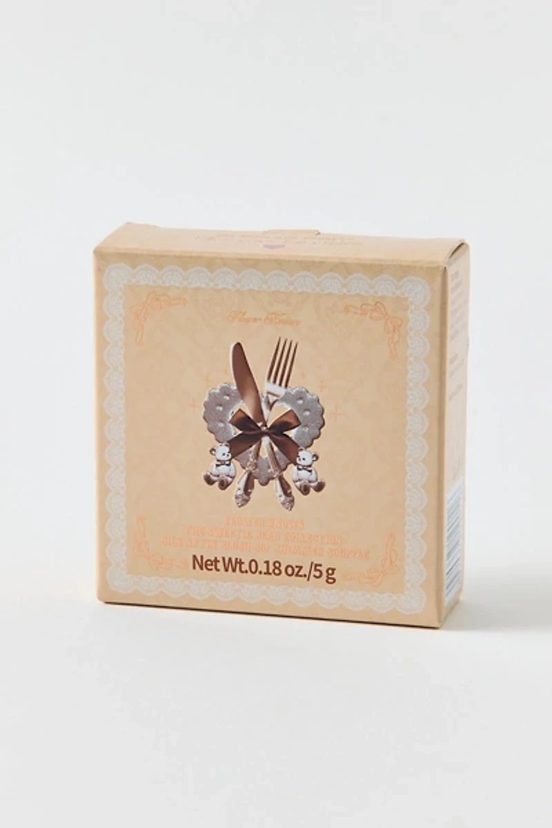 Flower Knows The Sweetie Bear Series Silk Satin Blush