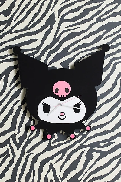 Sanrio Kuromi Head Acrylic Wall Clock