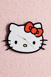 Sanrio Hello Kitty Head Shape Acrylic Wall Clock
