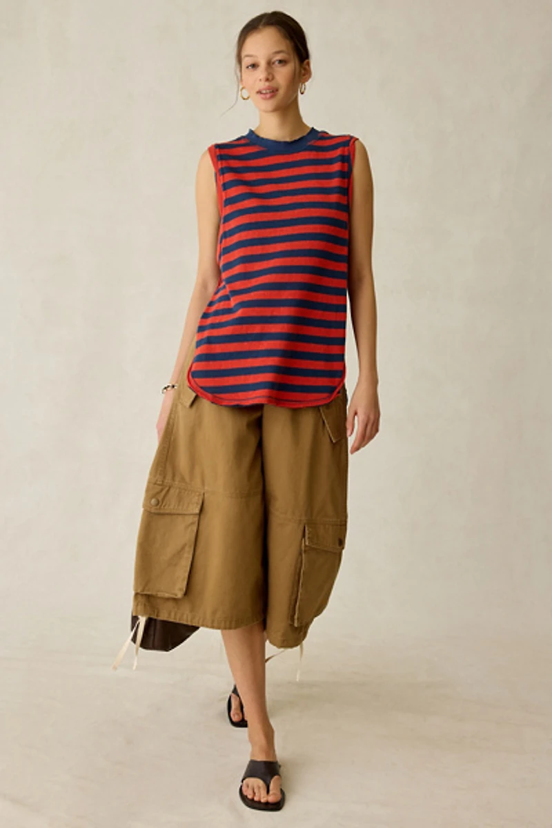 BDG Mirage Side-Split Tunic Tank Top