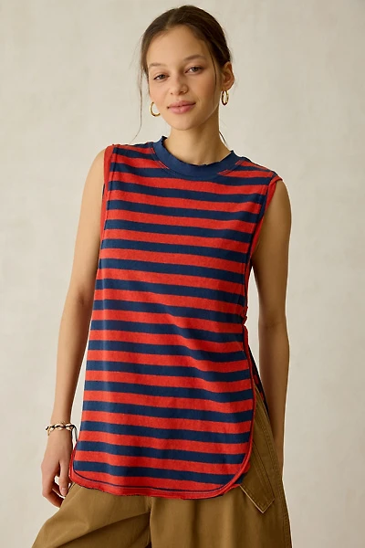 BDG Mirage Side-Split Tunic Tank Top
