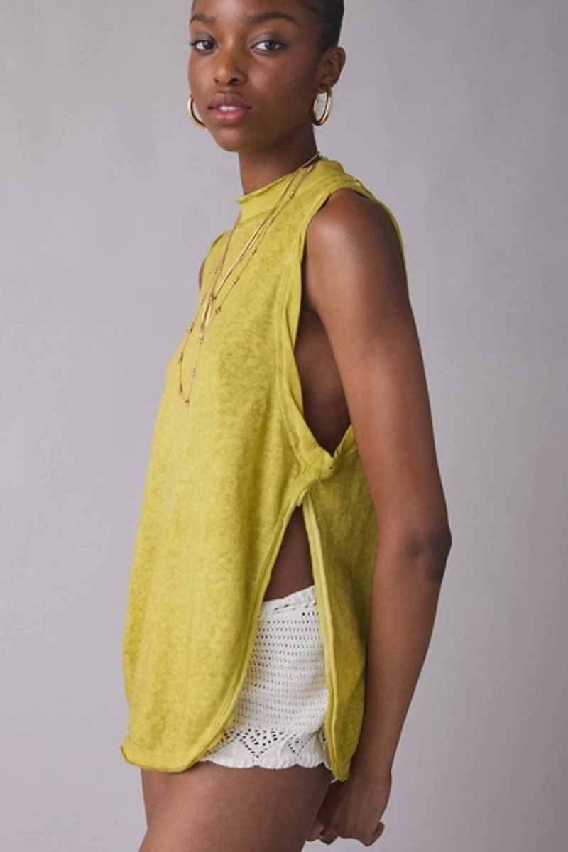 BDG Mirage Side-Split Tunic Tank Top