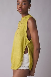 BDG Mirage Side-Split Tunic Tank Top