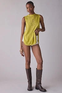 BDG Mirage Side-Split Tunic Tank Top