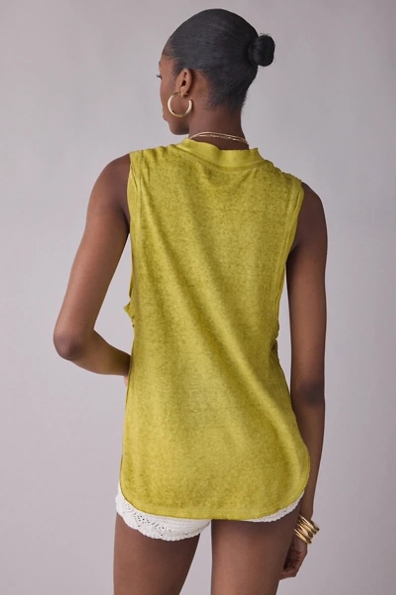 BDG Mirage Side-Split Tunic Tank Top