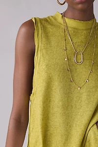 BDG Mirage Side-Split Tunic Tank Top