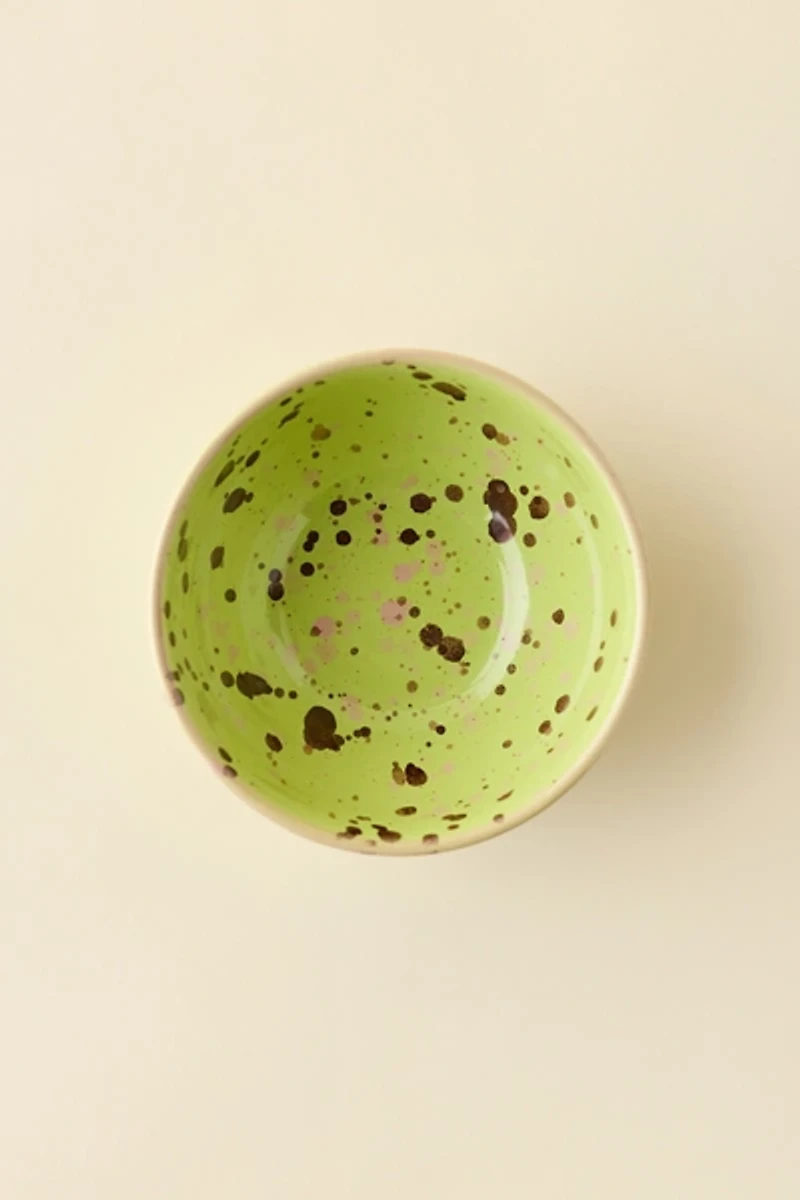 Splatter Paint Ceramic Cereal Bowl