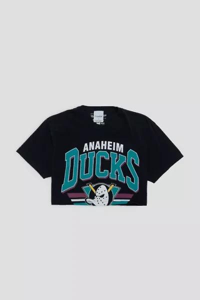 Frankie Collective Rework Anaheim Ducks Crop Tee