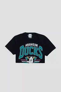 Frankie Collective Rework Anaheim Ducks Crop Tee