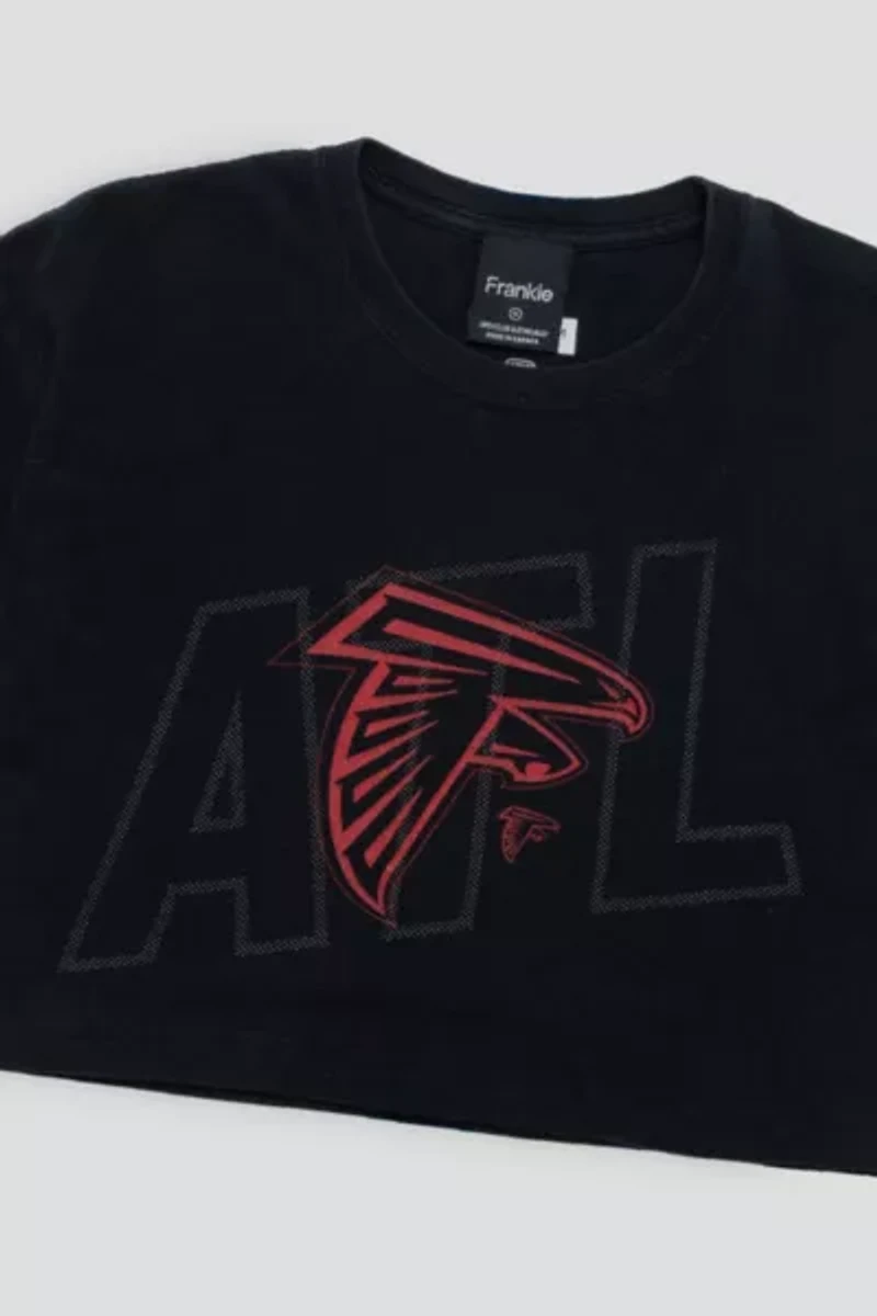 Frankie Collective Rework Atlanta Falcons Crop Tee