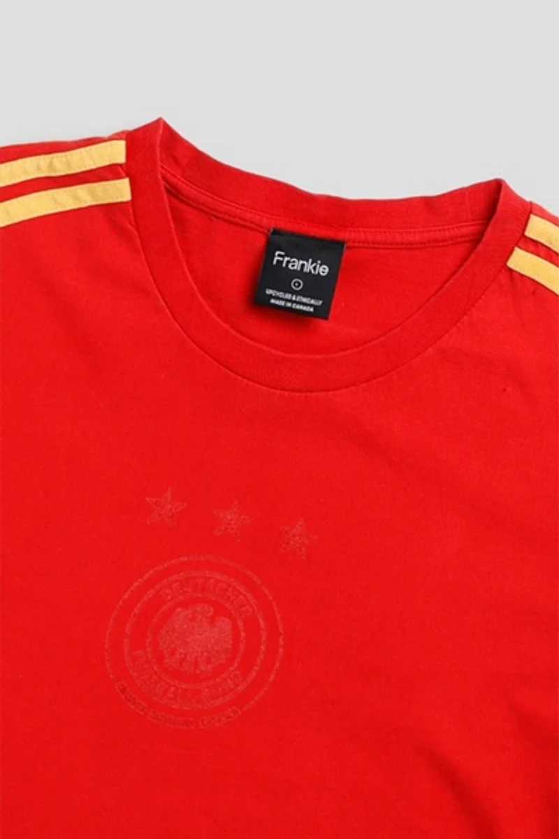 Frankie Collective Rework Crop Germany Soccer Tee