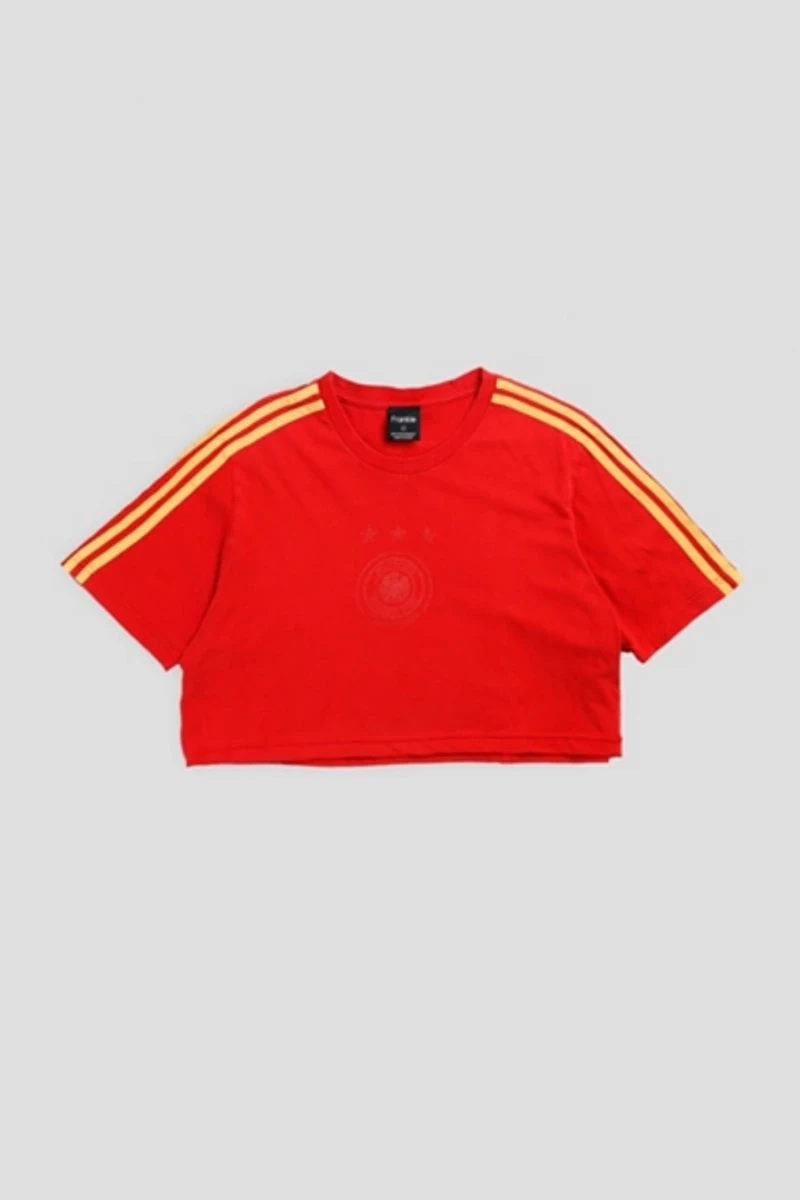 Frankie Collective Rework Crop Germany Soccer Tee