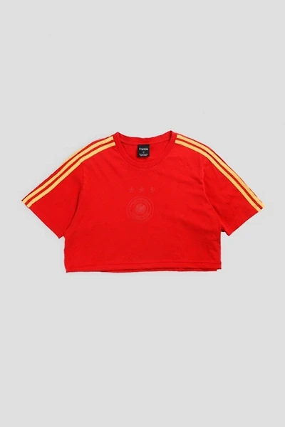 Frankie Collective Rework Crop Germany Soccer Tee