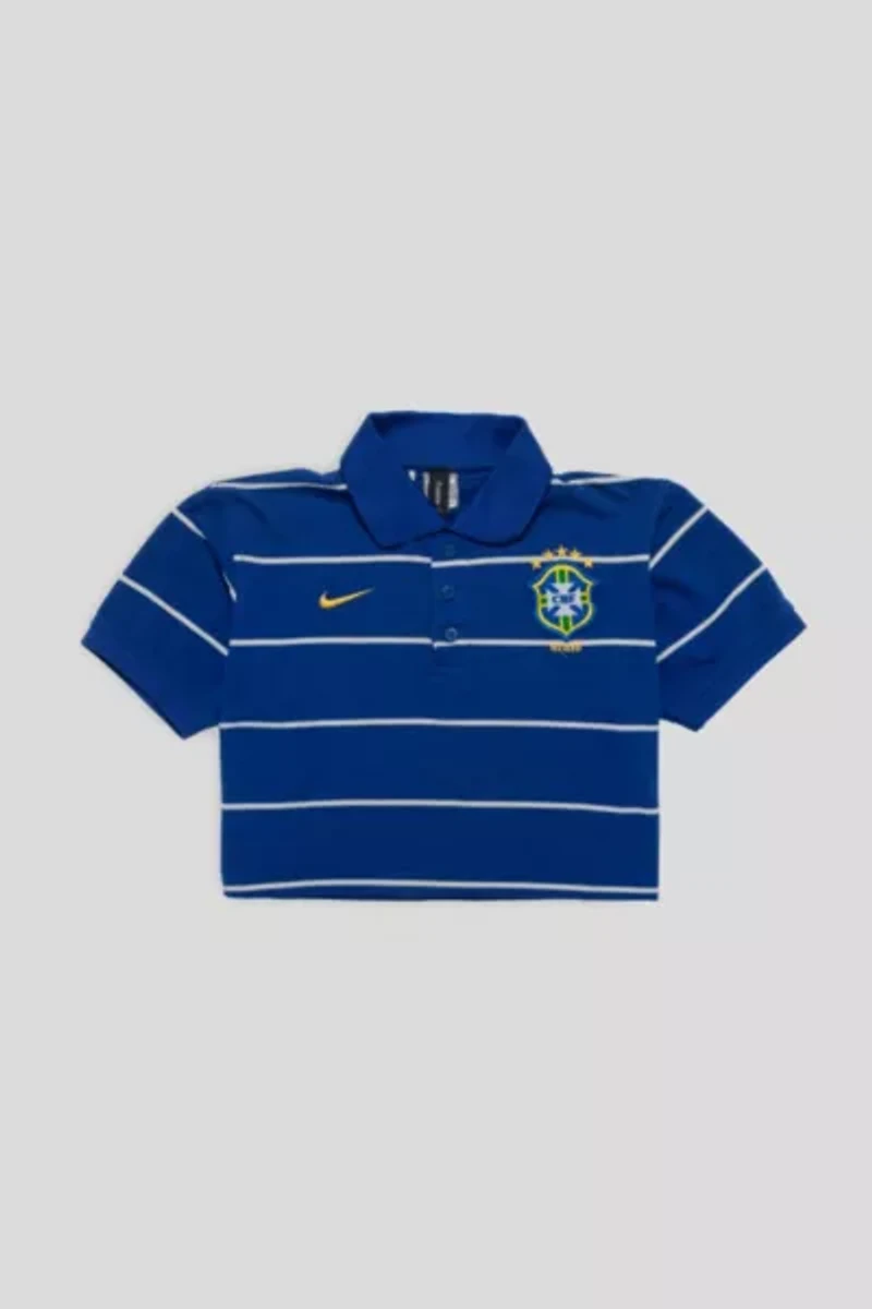 Frankie Collective Rework Brazil Team Crop Tee