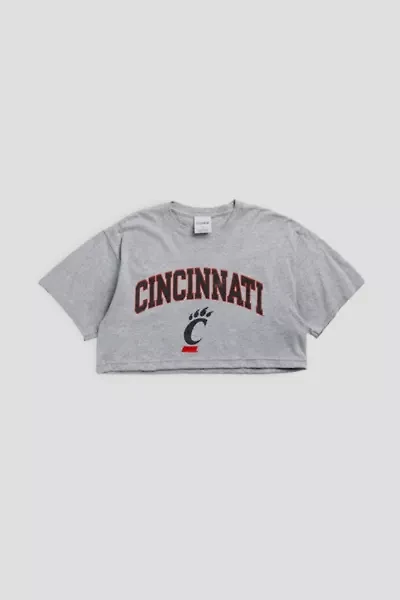 Frankie Collective Rework Cincinnati Bearcats NCAA Crop Tee
