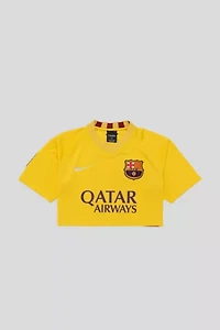 Frankie Collective Rework FC Barcelona Crop Jersey