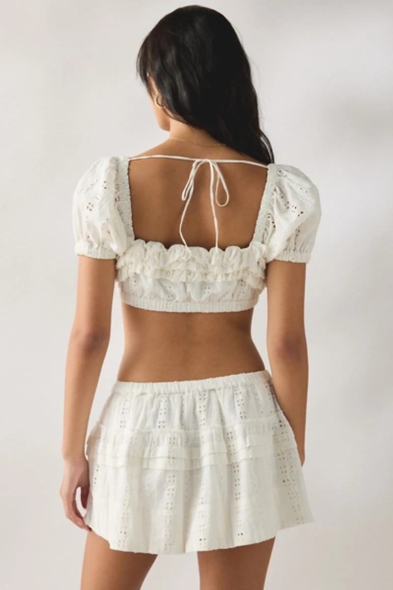 Kimchi Blue Dreamy Days Lace Skirt 2-Piece Set
